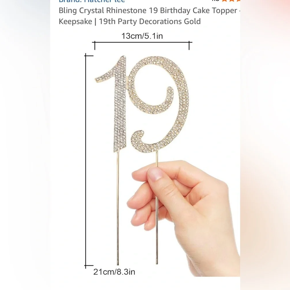 N/A rhinestone gold